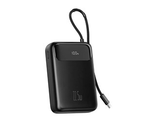 Nødlader - Mcdodo MC-3720 20000mAh power bank USB-C USB-A USB-C cable Nødlader - Svart - 20000 mAh - MC-3720