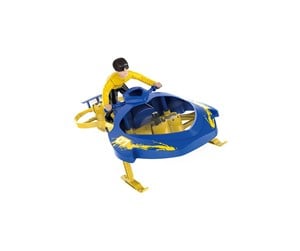 Fjernstyrt - Amewi Extreme Air Cycle with control bracelet 2.4GHz RTF blue/yellow - 25311