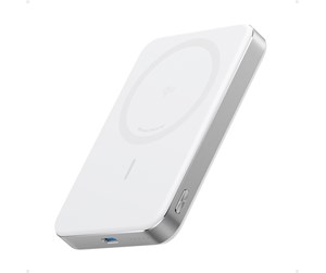 Nødlader - Anker MagGo Qi2 (10K Magnetic Wireless) Nødlader - Hvit - 10000 mAh - A1664H21