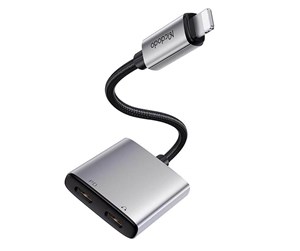 USB-hub - Mcdodo 2in1 Audio Adapter CA-5540 2in1 Lightning to Lightning + DC 3.5mm USB-hub - CA-5540