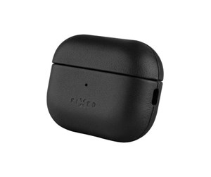 Mobil - Deksel og etui - FIXED PodsLeather Case for Airpods 3 - Black - FIXLP-816-BK