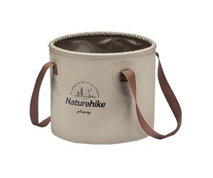 Dekorasjon - Naturehike 10L round collapsible bucket NH20SJ040 light brown - NH20SJ040