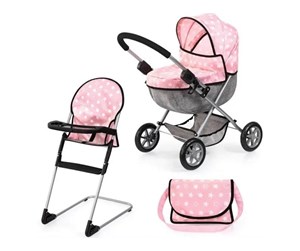 Dukker, Bamser & Utstyr - Bayer Design Doll's pram set (13730AB) - 13730AB