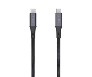 USB - FIXED ARMOR USB 4.0 240W USB-C/C 20Gpbs cable 1.2m - Grey - FIXDBP-CC12-GR