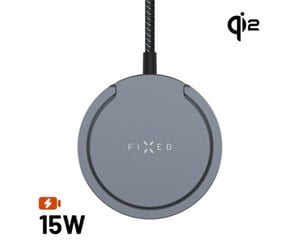 Mobil - Adaptere og ladere - FIXED MagPad Pro Qi2 15W Wireless Charger/Stand - Black - FIXMPADP-GR