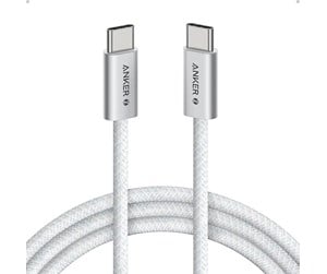 USB - Anker USB-C to USB-C cable (1.8m 240W braided) - White - A81D6H21