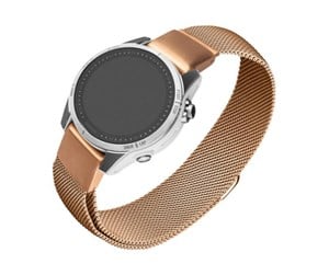 Smartklokke - Tilbehør - FIXED Mesh Strap for Garmin QuickFit 20mm - Rose Gold - FIXMEST-QF20MM-RG