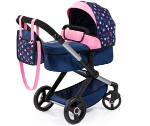 Dukker, Bamser & Utstyr - Bayer Design Doll's Pram Xeo - Navy (17016AA) - 17016AA