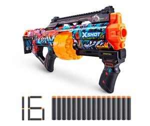 Leketøysvåpen - Zuru X-Shot Skins Last Stand Dart Blaster - Graffiti (16 Darts) - 36518B