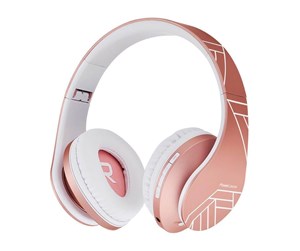 Hodetelefoner - PowerLocus Wireless Headphones for kids P2 (rose gold) - pwl-p2kids-rosegold