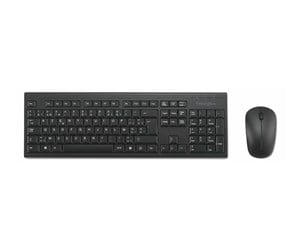 Tastatur - Kensington KM150 EQ - Tastatur & Mussett - Belgisk - Svart - K75562BE