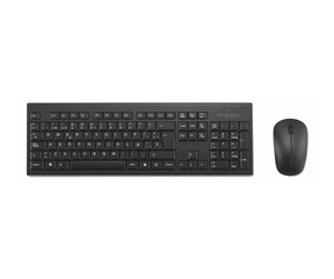 Tastatur - Kensington KM150 EQ - Tastatur & Mussett - Spansk - Svart - K75562ES