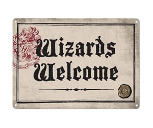 Reklameartikler - Half Moon Bay - Tin Sign - Harry Potter (Wizards Welcome) - SSA5HP18