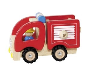 Treleker - Goki Wooden Fire Truck - 55927