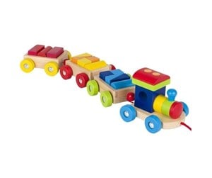 Babyleker - Goki Wooden Train with Blocks - 55950