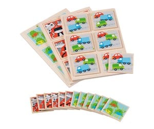 Brettspill & Puslespill - Goki Wooden Memo Game 36 pcs. - 56315