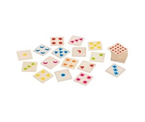 Brettspill & Puslespill - Goki Wooden Colors and Shapes Game 30 pcs. - 56323