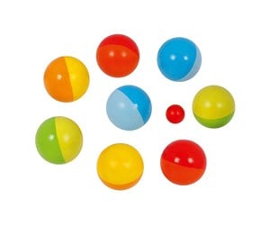 Treleker - Goki Wooden Jeu de Boules Game with Cotton Bag 9 pcs. - 56658