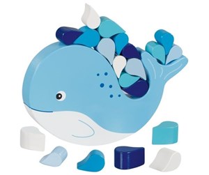 Treleker - Goki Wooden Balance Game Whale 21 pcs. - 56664