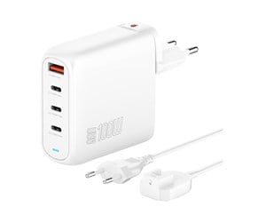 Mobil - Adaptere og ladere - 4smarts GaN FlexPro power adapter - USB 24 pin USB-C - 100 Watt - 4S544100