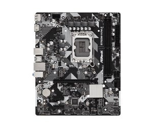 Hovedkort - ASRock B760M-H/M.2 - motherboard - micro ATX - LGA1700 Socket - B760 Hovedkort - Intel B760 - Intel LGA1700 socket - DDR5 RAM - Micro-ATX - 90-MXBMJ0-A0UAYZ