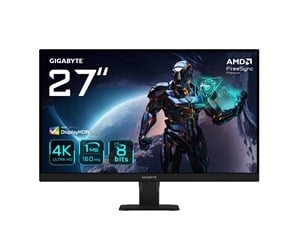 Skjerm - 27" GIGABYTE GS27U - 3840x2160 (4K / UHD) - 160Hz - SS IPS - GS27U