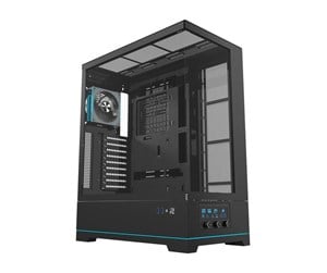 Kabinett - Darkflash DY451L PRO computer case with fan (black) - Kabinett - Miditower - Svart - DY451L PRO Black