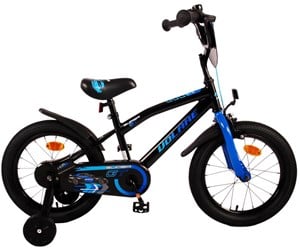 Skating - Volare Super GT Childrens Bicycle 16" - Black/Blue - 21780