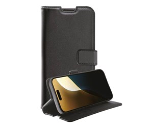 Mobil - Deksel og etui - Vivanco Classic Wallet for iPhone 16 Pro Max - Black - 64264