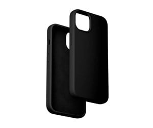 Mobil - Deksel og etui - Vention KUFB0-20 Silicone Case for iPhone 15 Plus (black) - KUFB0-20