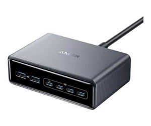 Mobil - Adaptere og ladere - Anker Prime power adapter - GaN - 4 x USB-C 2 x USB - 200 Watt - A2683341