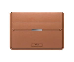 Veske/Hylster/Sekk til bærbar PC - INVZI Leather Case / Cover with Stand Function for MacBook Pro/Air 13"/14" (Brown) - CA118