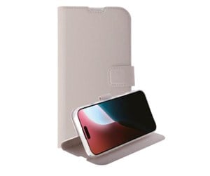 Mobil - Deksel og etui - Vivanco Classic Wallet for iPhone 16 Pro - Greige - 64258