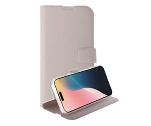 Mobil - Deksel og etui - Vivanco Classic Wallet for iPhone 16 - Greige - 64252