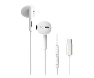 Hodetelefoner - Vivanco Smart Pro USB-C In-Ear Eggshape Headset - White - 4008928641196