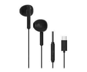 Hodetelefoner - Vivanco Smart Pro USB-C In-Ear Eggshape Headset - Black - 4008928641202