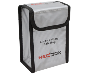 Kamerabatteri & Batterigrep - HEDBOX FIREBAG-L - Large Size Li-Ion Battery Safe Bag - FIREBAG-L