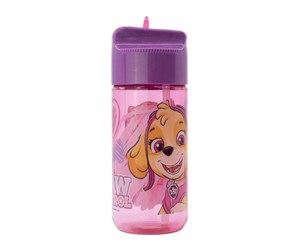 Skole - STOR Water bottle with Straw for Kids 74536 430 ml Paw Patrol (pink) - 74536