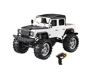 Fjernstyrt - Double Eagle Remote control RC remote control car 1:14 (white) Land Rover Defender (pick-up) E332-003 - E332-003white