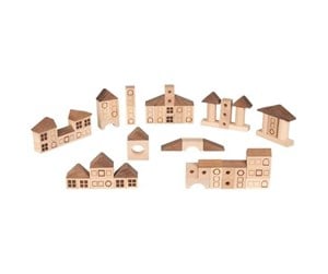 Babyleker - Goki Wooden Building Blocks City 70 pieces. - 58565