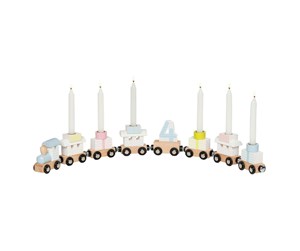 Babyleker - Goki Wooden Birthday Train 10 pieces. - 60706