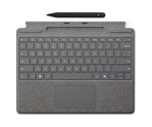 Tastatur - Microsoft Surface Pro Keyboard - Tastatur - Nordisk - Grå - 8X8-00172