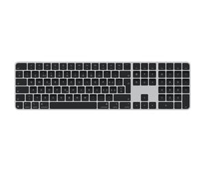 Tastatur - Apple Magic Keyboard with Touch ID and Numeric Keypad - Tastatur - Sveitsisk - Svart - MXK83SM/A