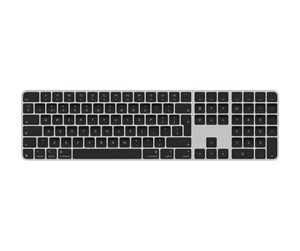 Tastatur - Apple Magic Keyboard with Touch ID and Numeric Keypad - Tastatur - Nederlandsk - Svart - MXK83N/A