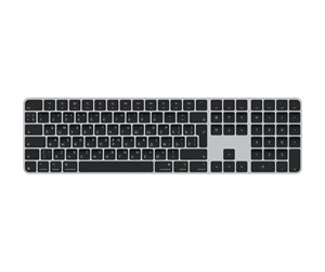 Tastatur - Apple Magic Keyboard with Touch ID and Numeric Keypad - Tastatur - Russisk - Svart - MXK83RS/A