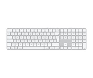 Tastatur - Apple Magic Keyboard with Touch ID and Numeric Keypad - Tastatur - Tyrkisk - Hvit - MXK73TX/A