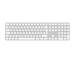 Tastatur - Apple Magic Keyboard with Touch ID and Numeric Keypad - Tastatur - Russisk - Hvit - MXK73RS/A