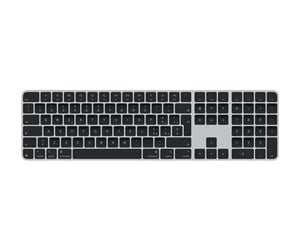 Tastatur - Apple Magic Keyboard with Touch ID and Numeric Keypad - Tastatur - Italiensk - Svart - MXK83T/A