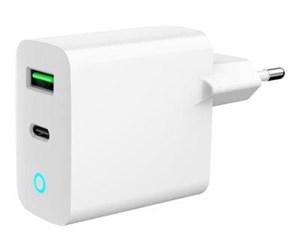 Mobil - Adaptere og ladere - Gembird power adapter - with LED - USB 24 pin USB-C - 20 Watt - TA-UC-PDQC20L-W-01