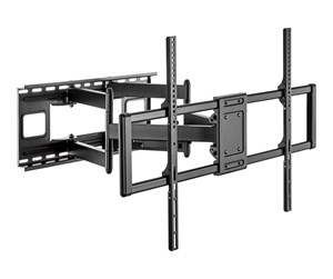 Veggmontering, AV-braketter & AV-møbler - Gembird mounting kit - for LCD / LED display - full motion - black 120 kg 60"-120" From 200 x 200 mm - WM-120ST-01